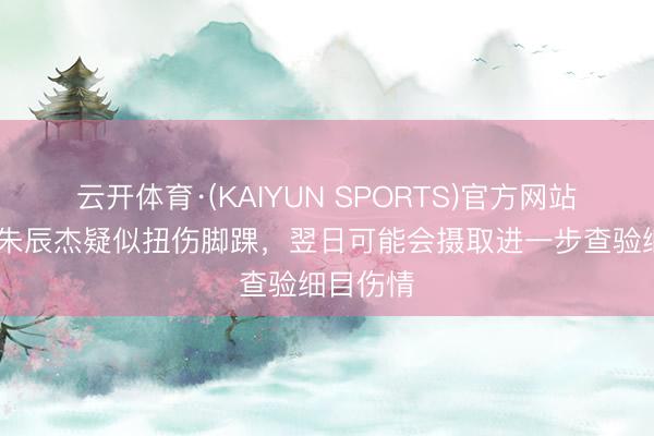 云开体育·(KAIYUN SPORTS)官方网站 记者：朱辰杰疑似扭伤脚踝，翌日可能会摄取进一步查验细目伤情