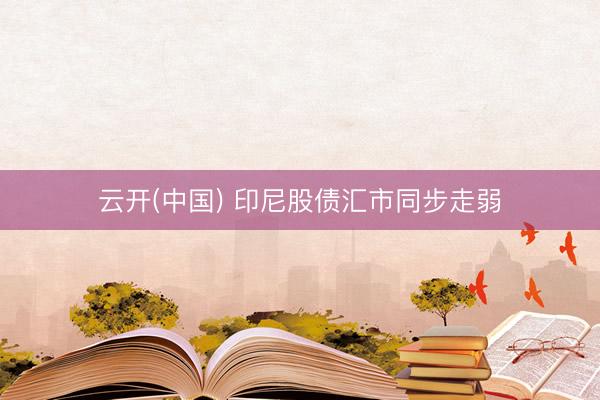 云开(中国) 印尼股债汇市同步走弱